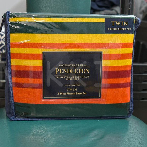 Pendleton 3-piece Flannel sheet set - TWIN- Grand Canyon Multi - Picture 6 of 6